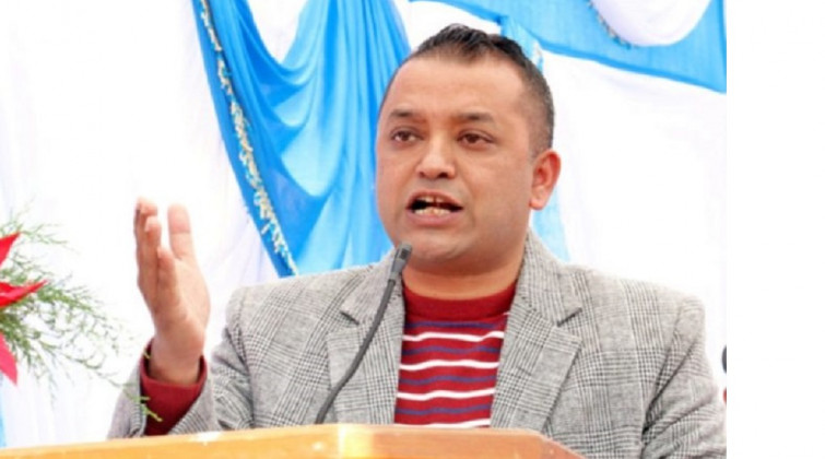 कपनमा खहरे खाेलाकाे समस्या २ वर्षभित्र समाधान नभए फेरि भाेट माग्न आउँदिन : गगन थापा